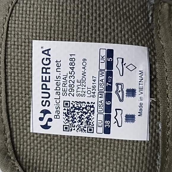 Superga 2708 Green Safari Platform Hi Top Tank Sneaker - Picture 7 of 14